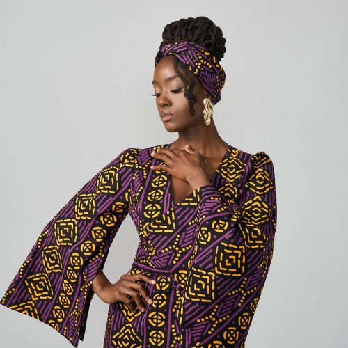 LiyaWomen sAfricanPrintMaxiDress GoldPurpleMudcloth 3 631b4b15 3304 4558 88ca 0933dc7ef086