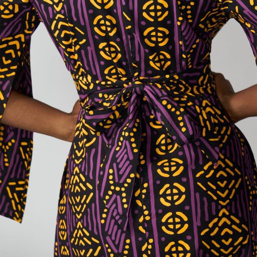 LiyaWomen sAfricanPrintMaxiDress GoldPurpleMudcloth 5 da080df1 72f1 48f9 88e3 dcd47a839002