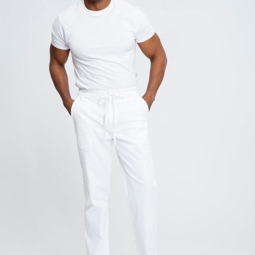 Mens Adil pants white3