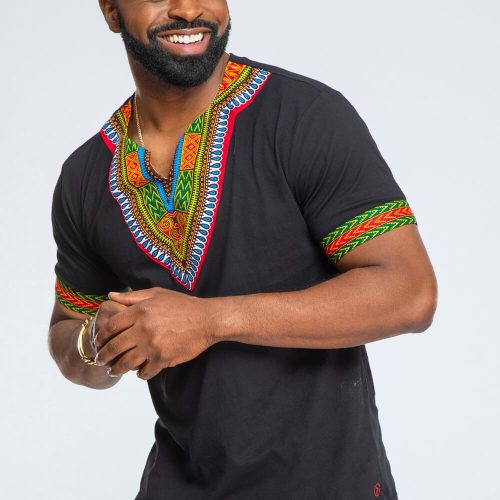 Mens dashiki black1