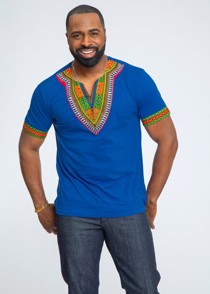 Mens dashiki blue3