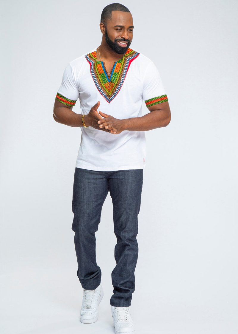 Mens dashiki white5