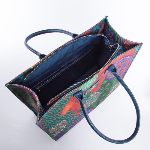 Womens Nabile African Print Tote Bag New Harvest Multipattern3