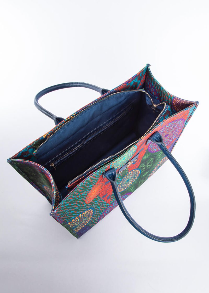 Womens Nabile African Print Tote Bag New Harvest Multipattern3