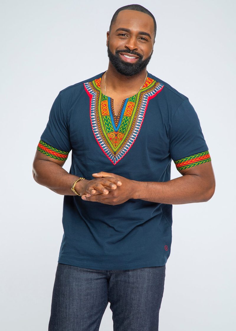 mens dashiki navy3